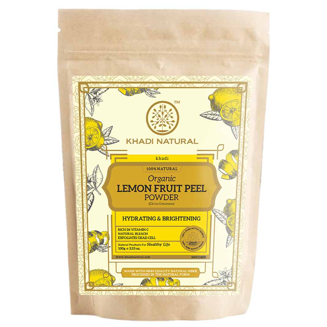 Organic Lemon Fruit Peel Powder - 100% Natural-100 g