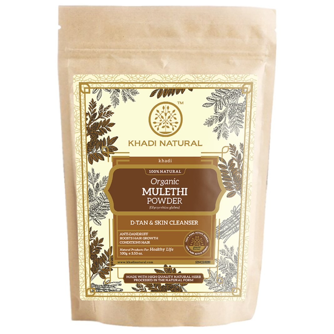 Organic Mulethi Powder - 100% Natural-100 g