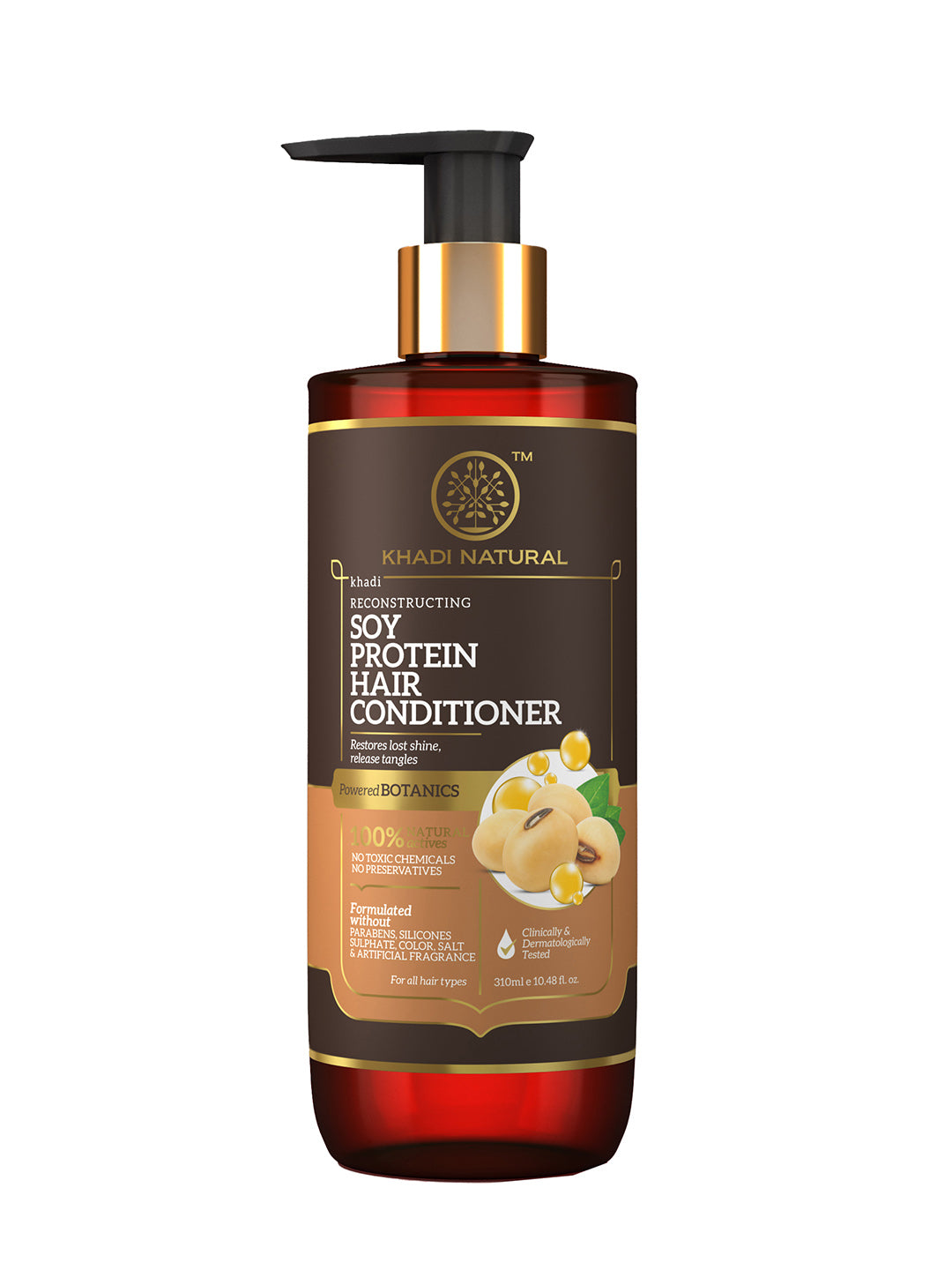 Khadi Natural Soy Protein Hair Conditioner-Powered Botanics-310m