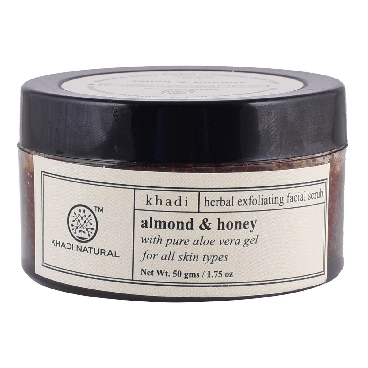 Khadi Natural Almond & Honey Facial Massage Gel With Scrub-50 g