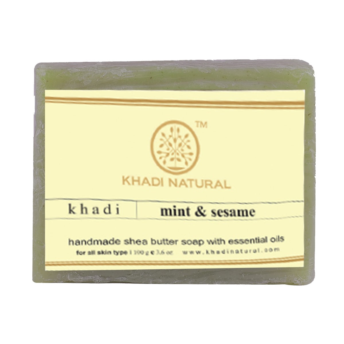 KHADI NATURAL MINT & SESAME SEEDS SOAP 100 g